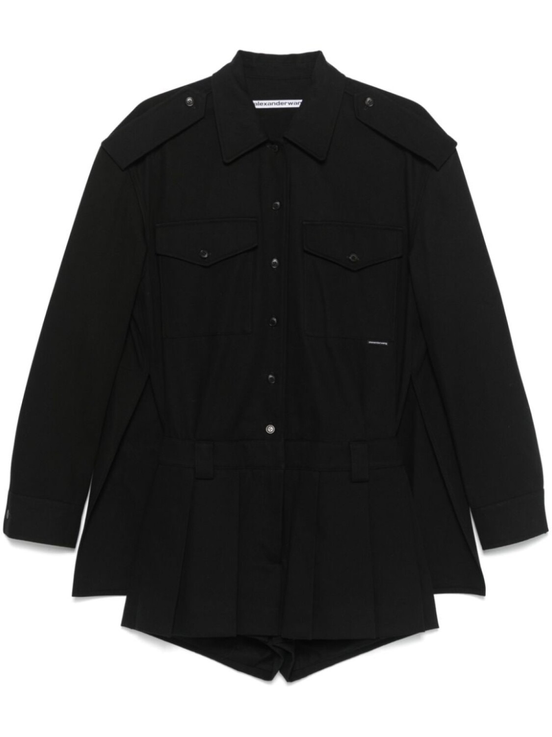 Твиловый ромпер Alexander Wang, черный
Твиловый ромпер Alexander Wang, черный