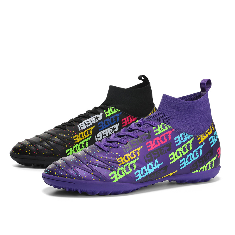 Футбольные бутсы для детей и подростков с высоким верхом, нескользящие, износостойкие, дышащие Kuding, черный/фиолетовый
Футбольные бутсы для детей и подростков с высоким верхом, нескользящие, износостойкие, дышащие Kuding, черный/фиолетовый