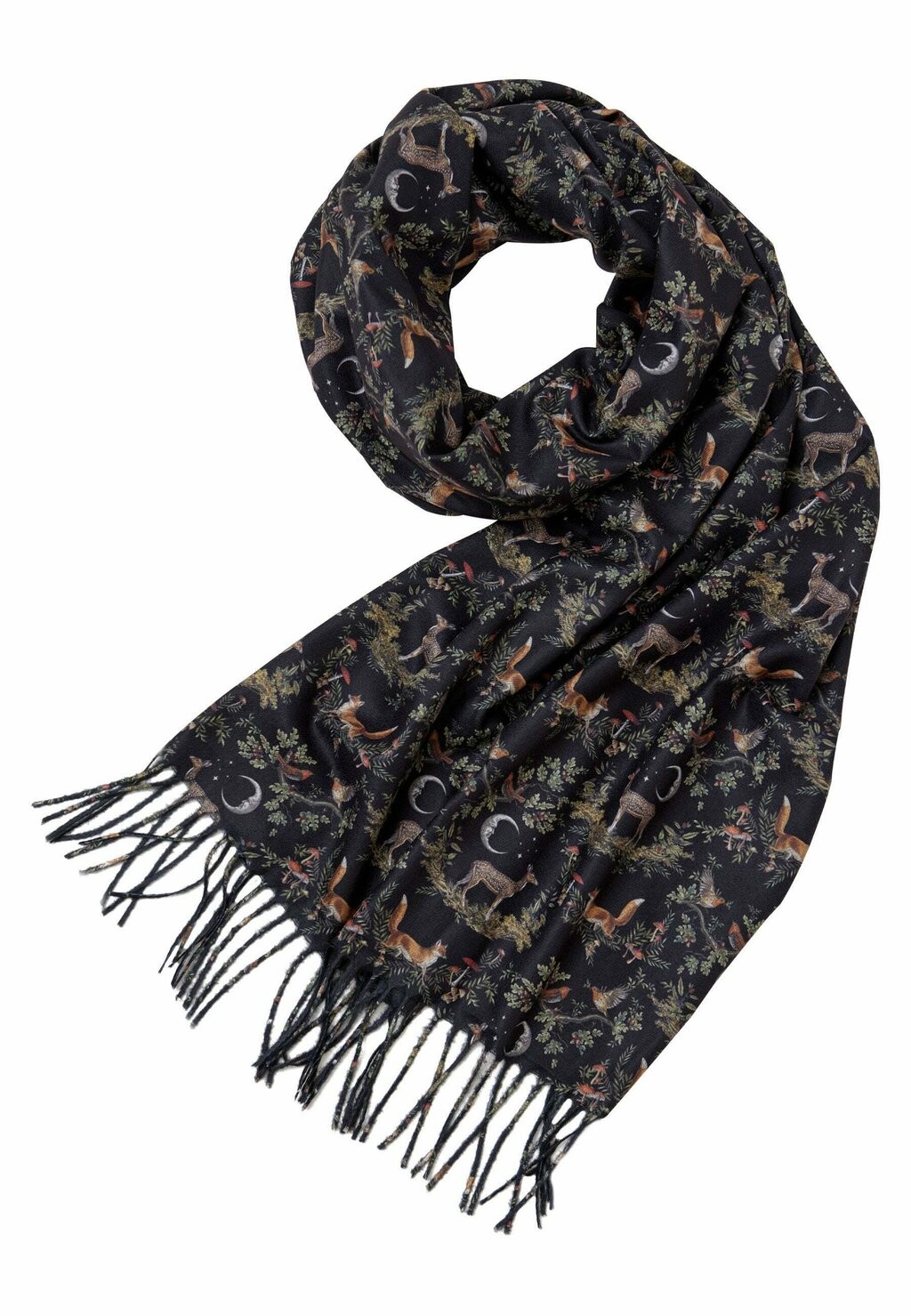 Шарф A NIGHT S TALE WOODLAND MIDNIGHT HEAVY WEIGHT FABLE ENGLAND, цвет multi color 
Шарф A NIGHT S TALE WOODLAND MIDNIGHT HEAVY WEIGHT FABLE ENGLAND, цвет multi color