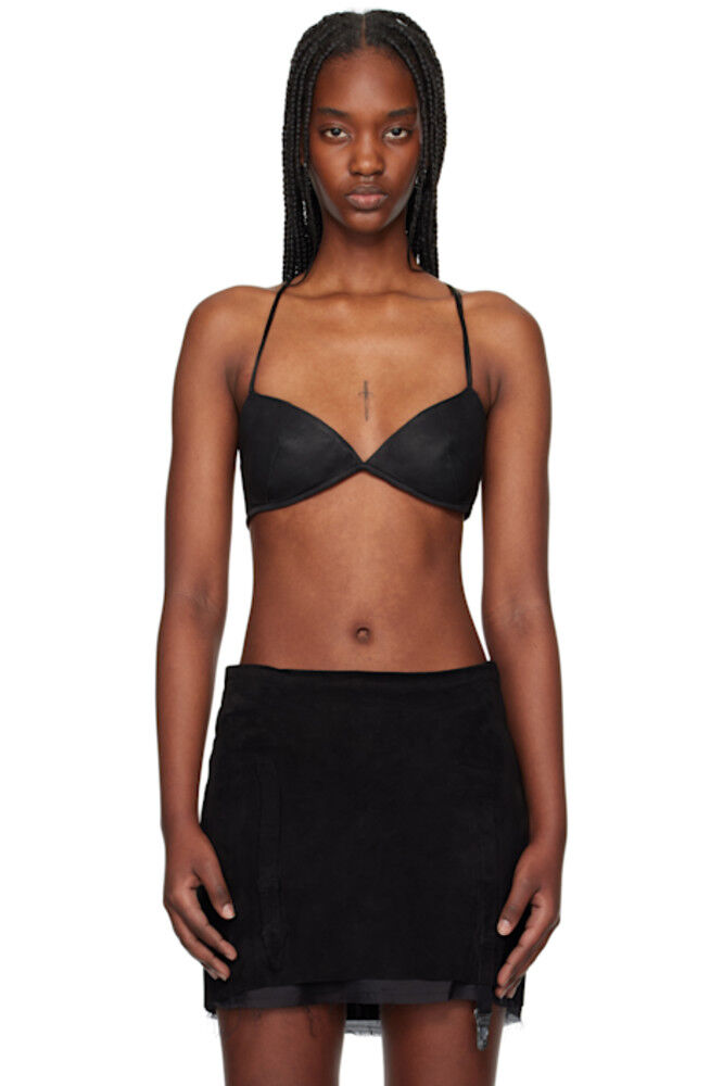 Черный кожаный бюстгальтер Eros Liza Keane
Черный кожаный бюстгальтер Eros Liza Keane
