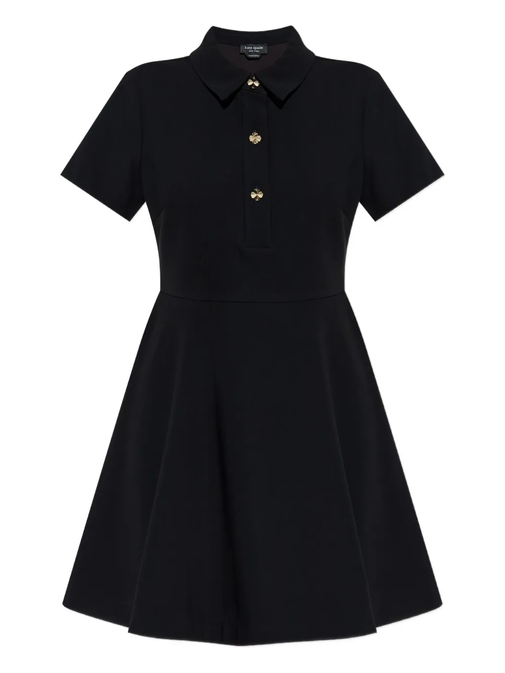 Мини-платье с пуговицами в форме клевера Kate Spade, черный
Мини-платье с пуговицами в форме клевера Kate Spade, черный