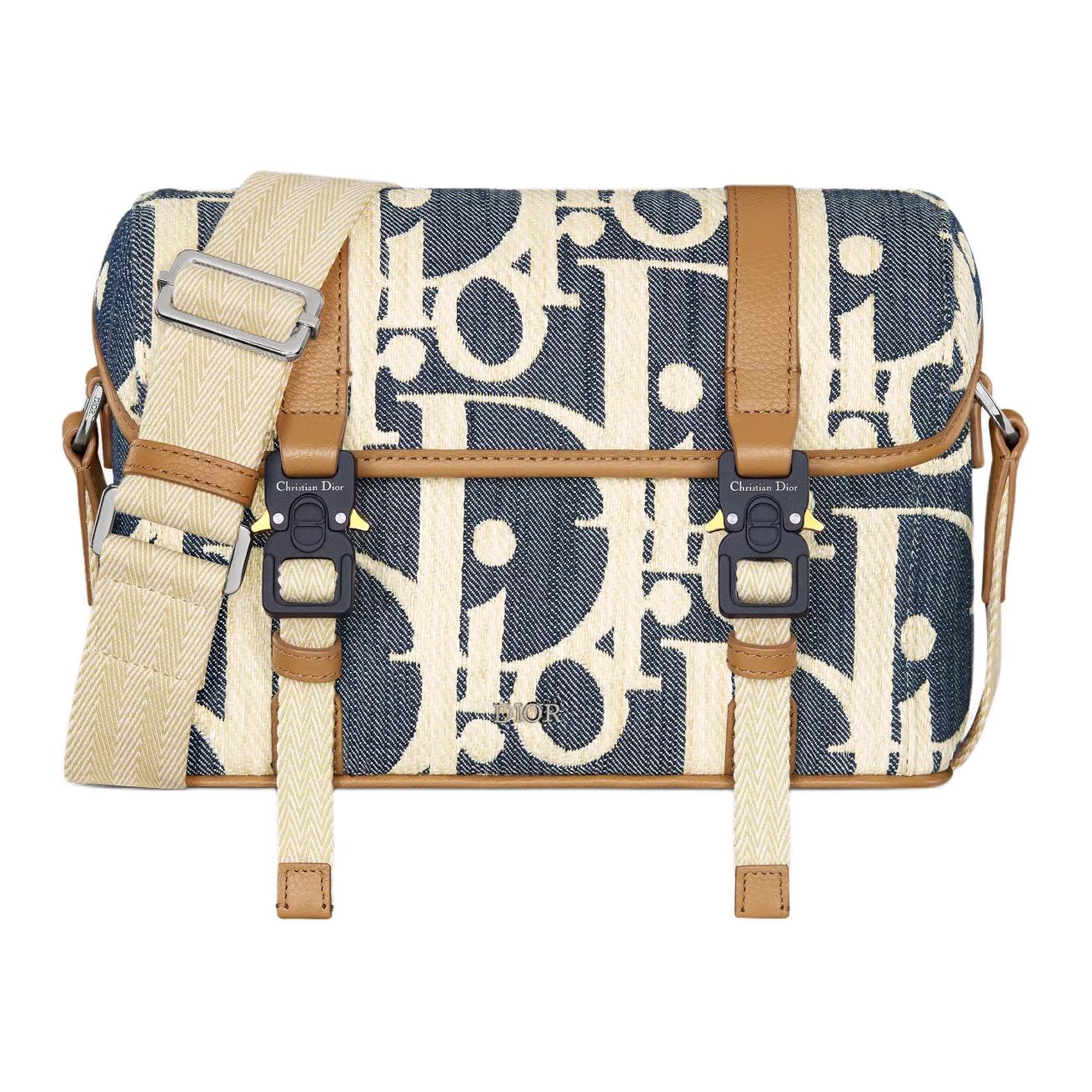 DIOR Дорожная хлопковая сумка-мессенджер
DIOR Дорожная хлопковая сумка-мессенджер