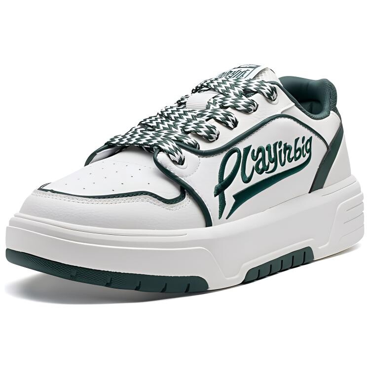 Кроссовки XTEP Skateboarding Shoes Men Low-top Sail White/forest Green, белый/зеленый 
Кроссовки XTEP Skateboarding Shoes Men Low-top Sail White/forest Green, белый/зеленый