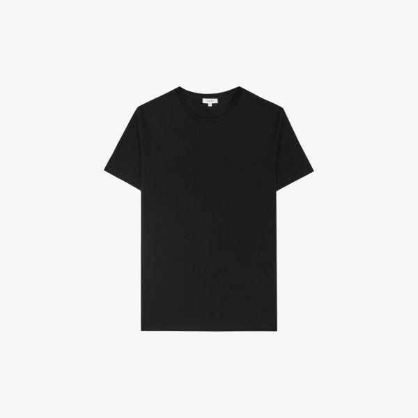 Футболка Bless из хлопкового джерси с круглым вырезом Reiss, черный
Футболка Bless из хлопкового джерси с круглым вырезом Reiss, черный