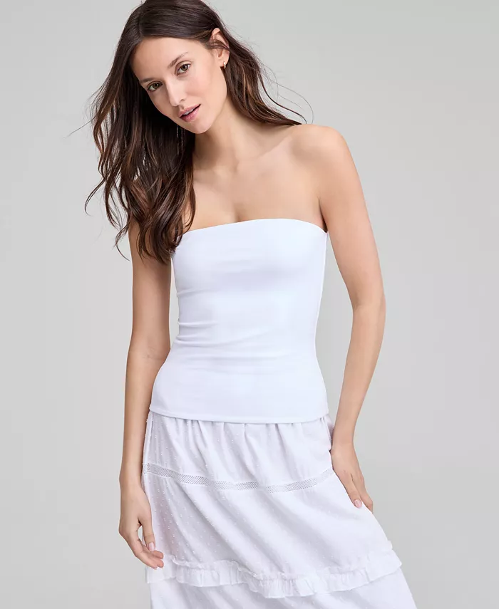 Женский облегающий безрукавный топ-бюстье Second-Skin And Now This, белый
Женский облегающий безрукавный топ-бюстье Second-Skin And Now This, белый