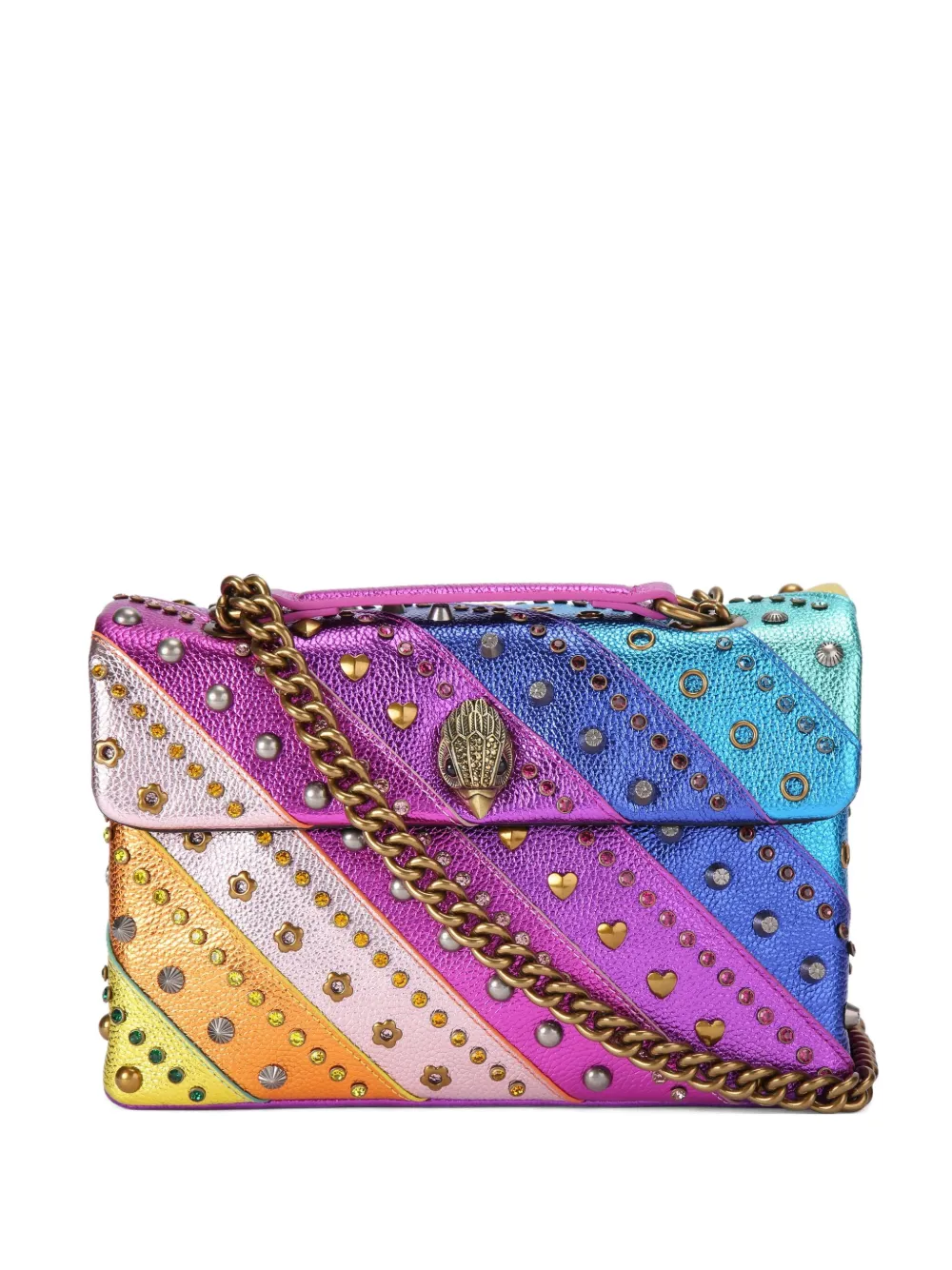 Большая сумка через плечо Kensington с заклепками Kurt Geiger London, розовый
Большая сумка через плечо Kensington с заклепками Kurt Geiger London, розовый