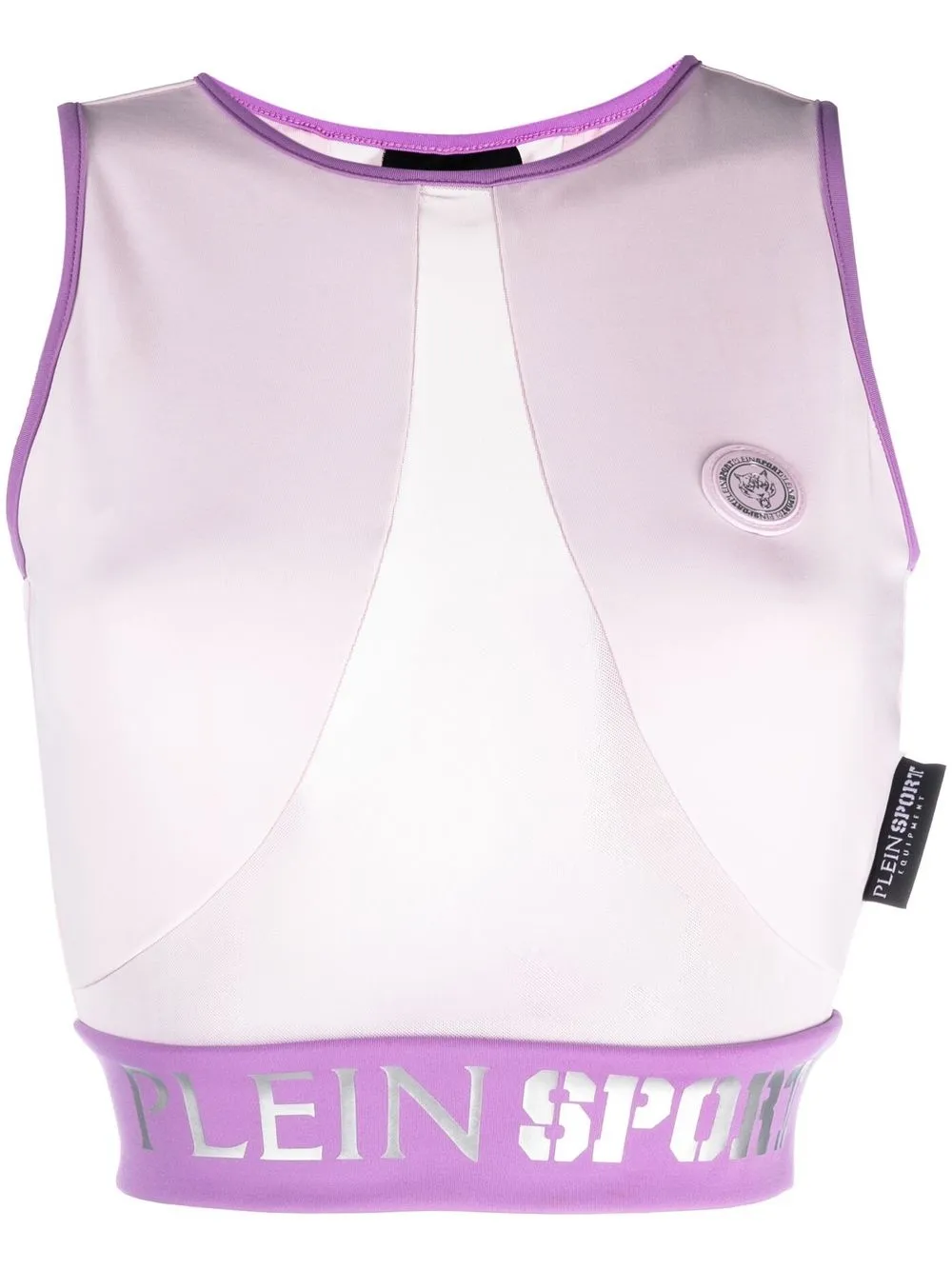 Укороченный топ с логотипом Plein Sport, фиолетовый
Укороченный топ с логотипом Plein Sport, фиолетовый