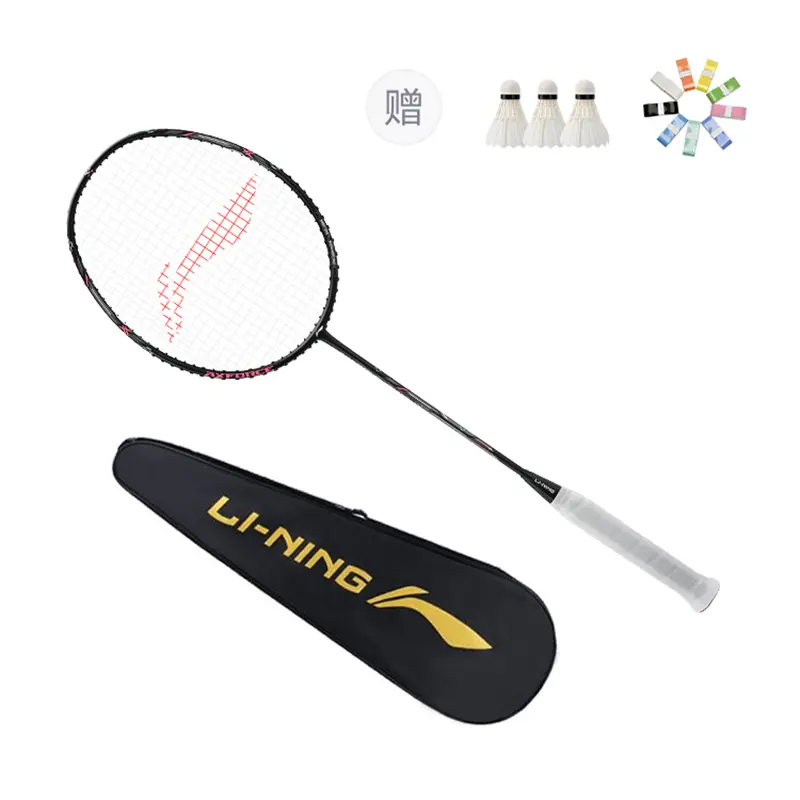 LINING Thunderbolt Cannonball ракетка для бадминтона full carbon, наступательная, жесткая головка, начальный уровень, унисекс, одиночная ручка, black
LINING Thunderbolt Cannonball ракетка для бадминтона full carbon, наступательная, жесткая головка, начальный уровень, унисекс, одиночная ручка, black