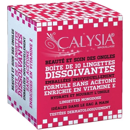 Салфетки с растворителем - упаковка из 10 шт. Calysia
Салфетки с растворителем - упаковка из 10 шт. Calysia