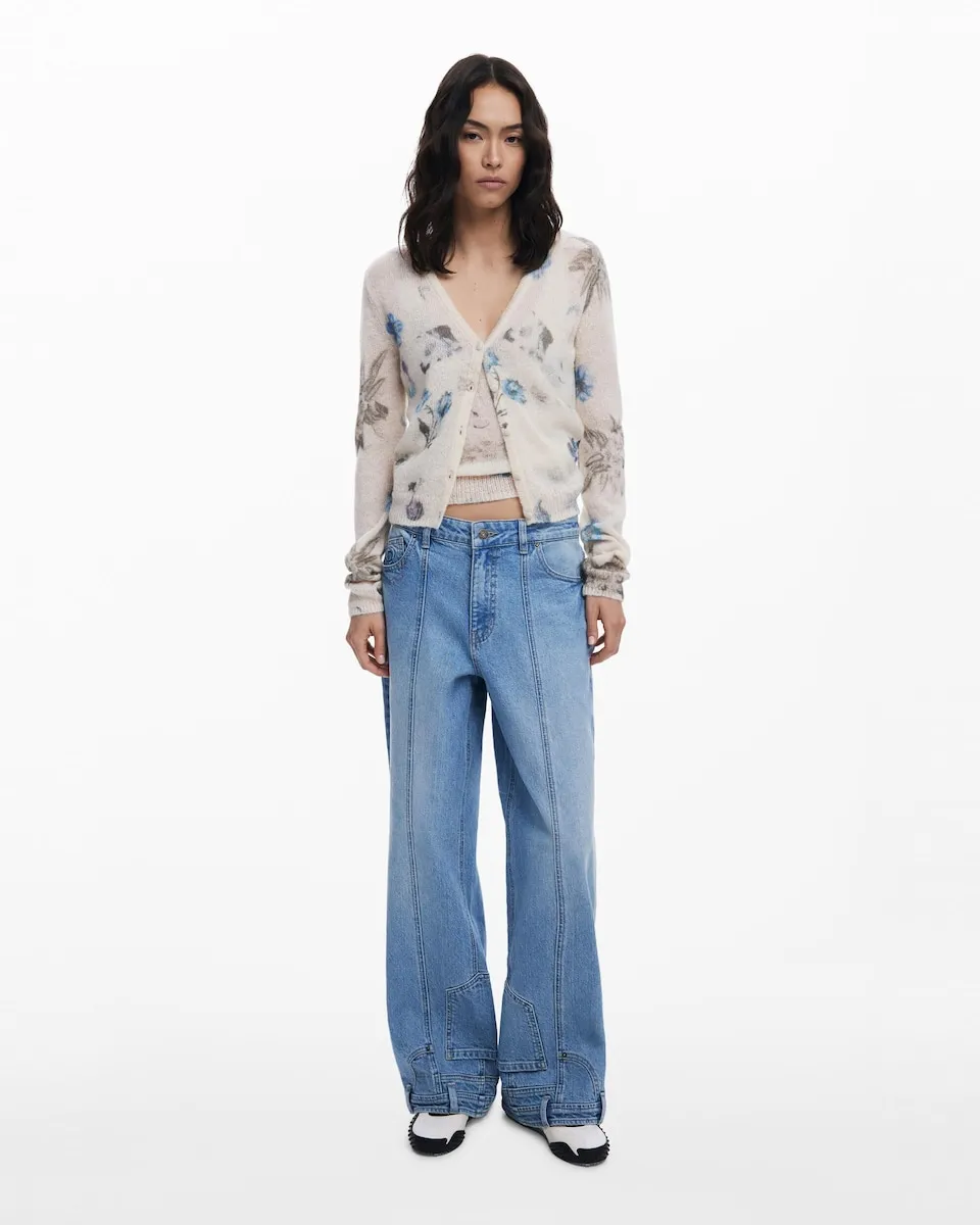 Женские джинсы с зауженным книзу эффектом Desigual, синий
Женские джинсы с зауженным книзу эффектом Desigual, синий