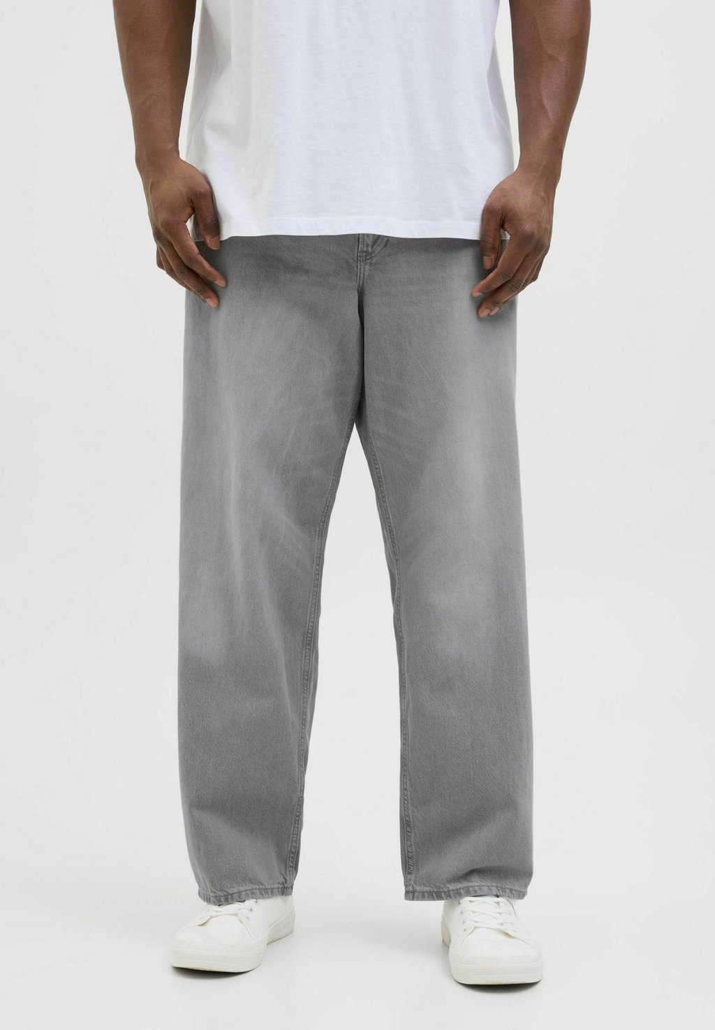 Джинсы прямого кроя JJIEDDIE Jack & Jones, серый 
Джинсы прямого кроя JJIEDDIE Jack & Jones, серый