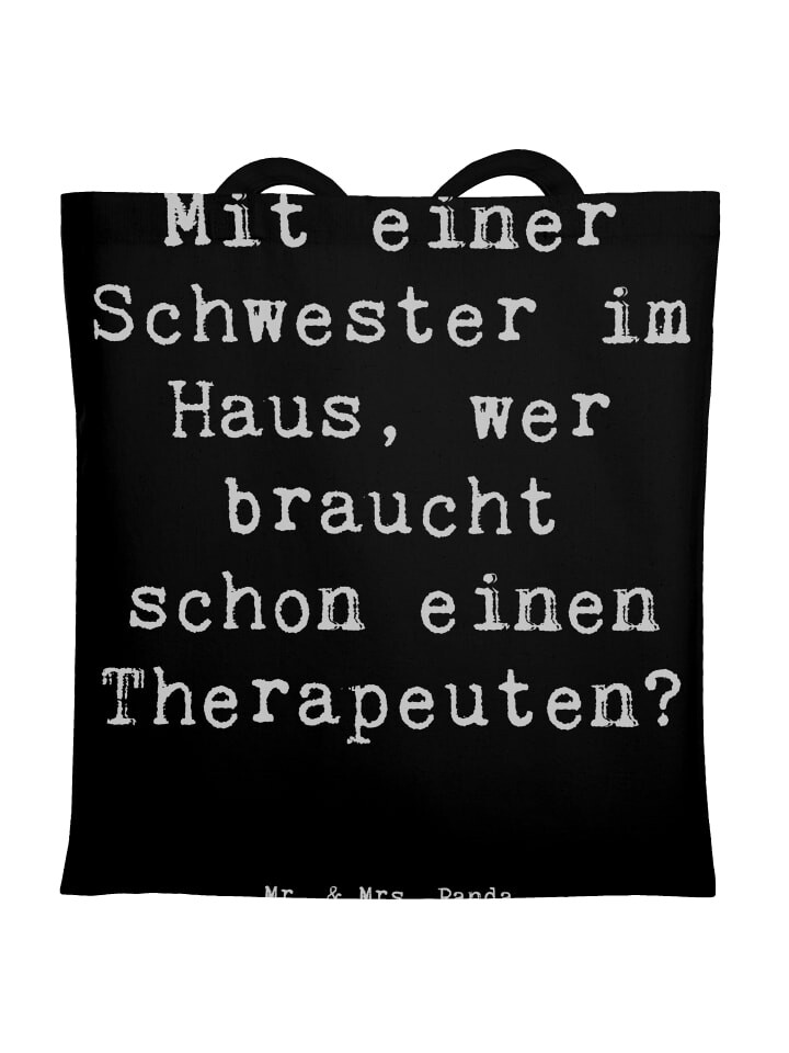 Сумка для переноски Mr & Mrs Panda Schwester Glück, черный
Сумка для переноски Mr & Mrs Panda Schwester Glück, черный