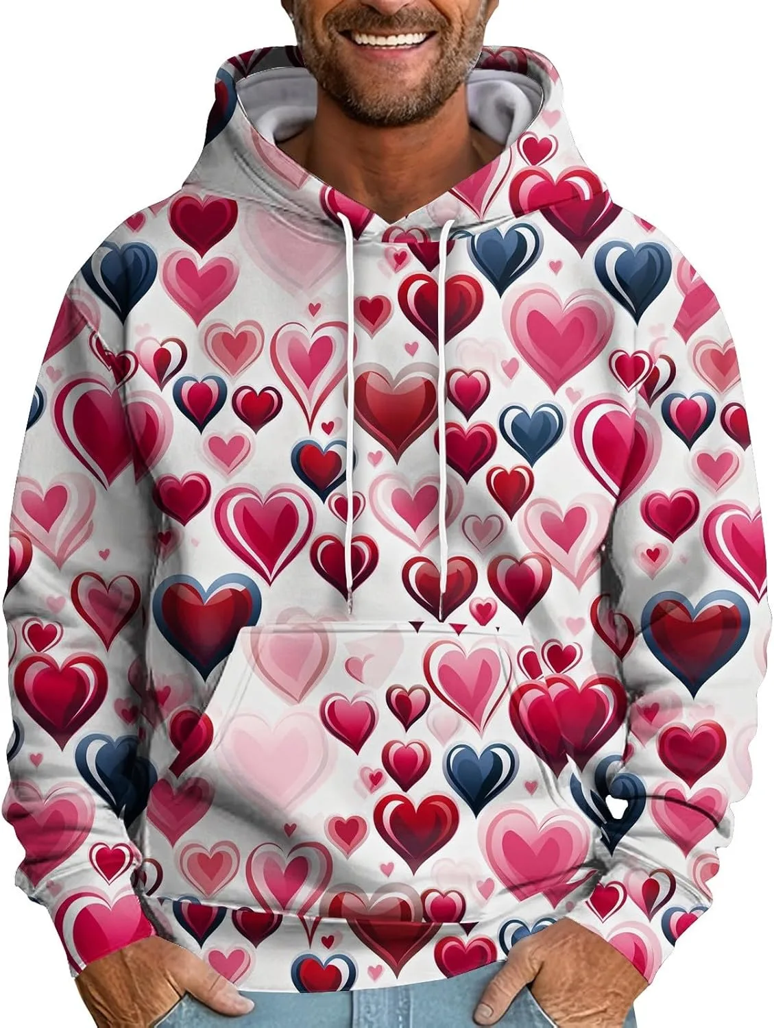 Мужская модная толстовка с длинным рукавом и принтом в виде сердца THMENKHT
Мужская модная толстовка с длинным рукавом и принтом в виде сердца THMENKHT