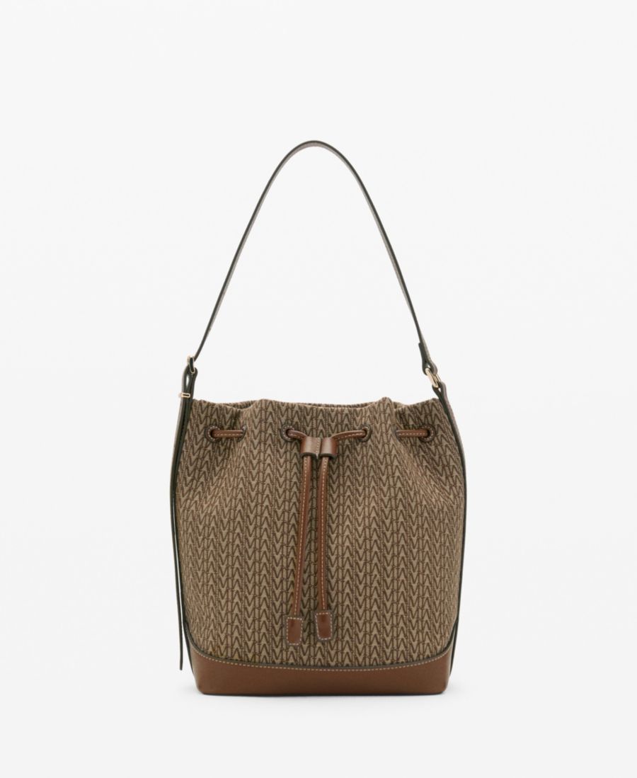 Женская сумка-ведро с принтом логотипа MANGO, Chocolate
Женская сумка-ведро с принтом логотипа MANGO, Chocolate