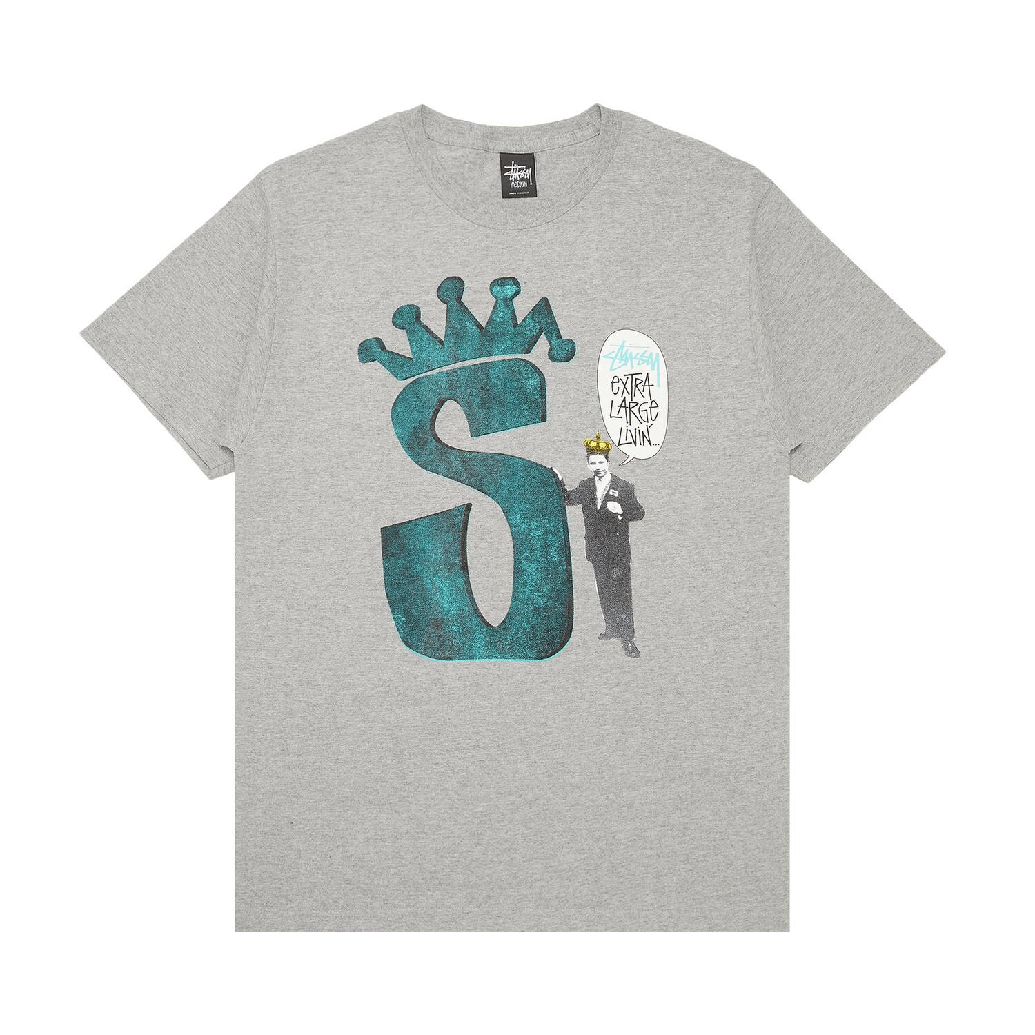 Футболка Stussy S Crown Livin Grey Heather
Футболка Stussy S Crown Livin Grey Heather