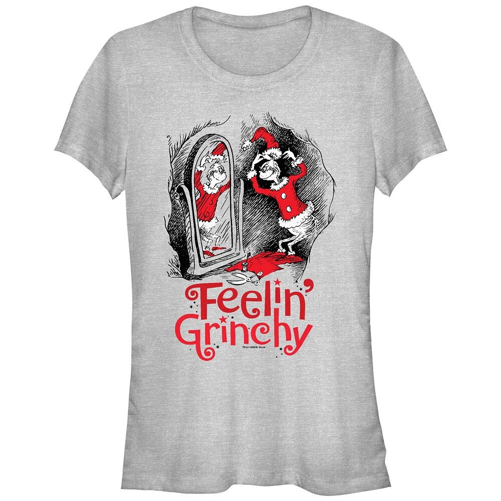 Футболка с графическим рисунком Dr. Seuss Grinch Feeling Grinchy для юниоров, цвет Athletic Heather
Футболка с графическим рисунком Dr. Seuss Grinch Feeling Grinchy для юниоров, цвет Athletic Heather