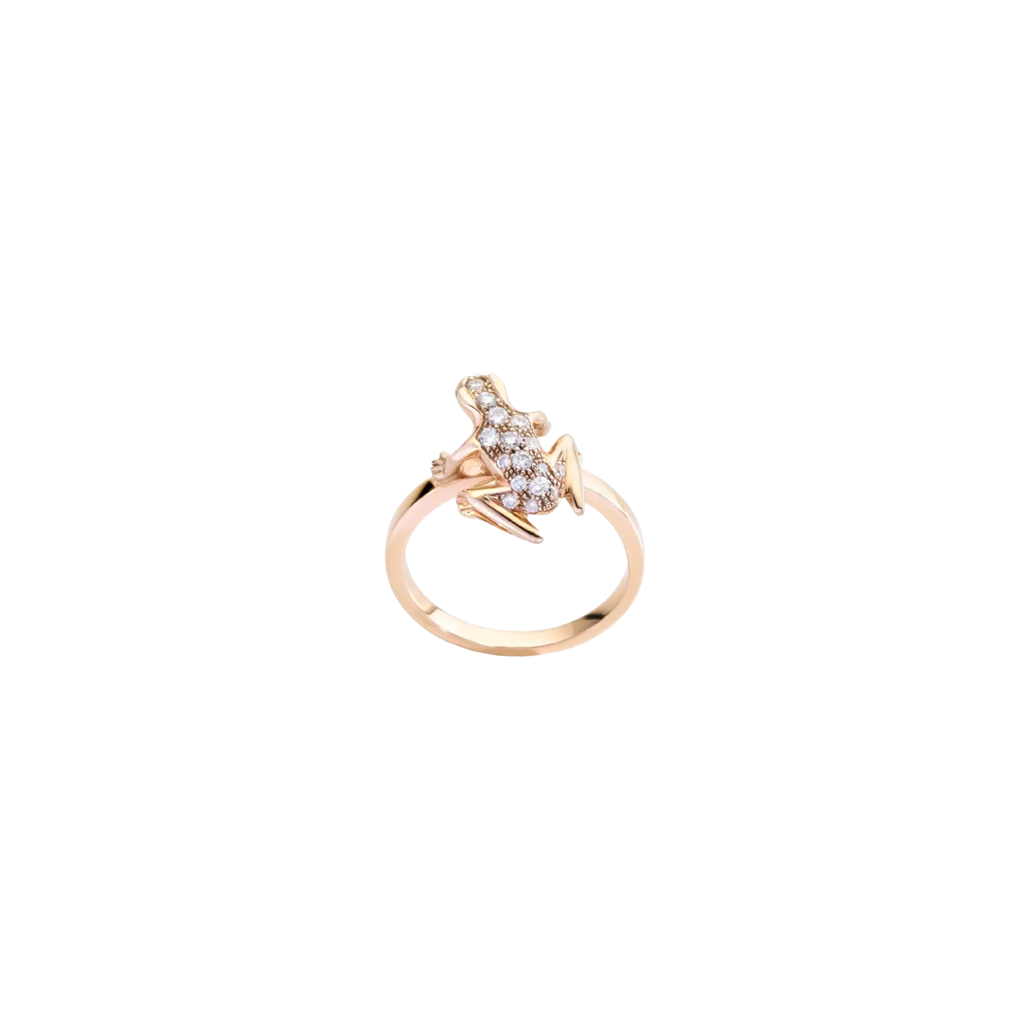 Кольцо Dada Arrigoni Kissing frog из розового золота и бриллиантов
Кольцо Dada Arrigoni Kissing frog из розового золота и бриллиантов