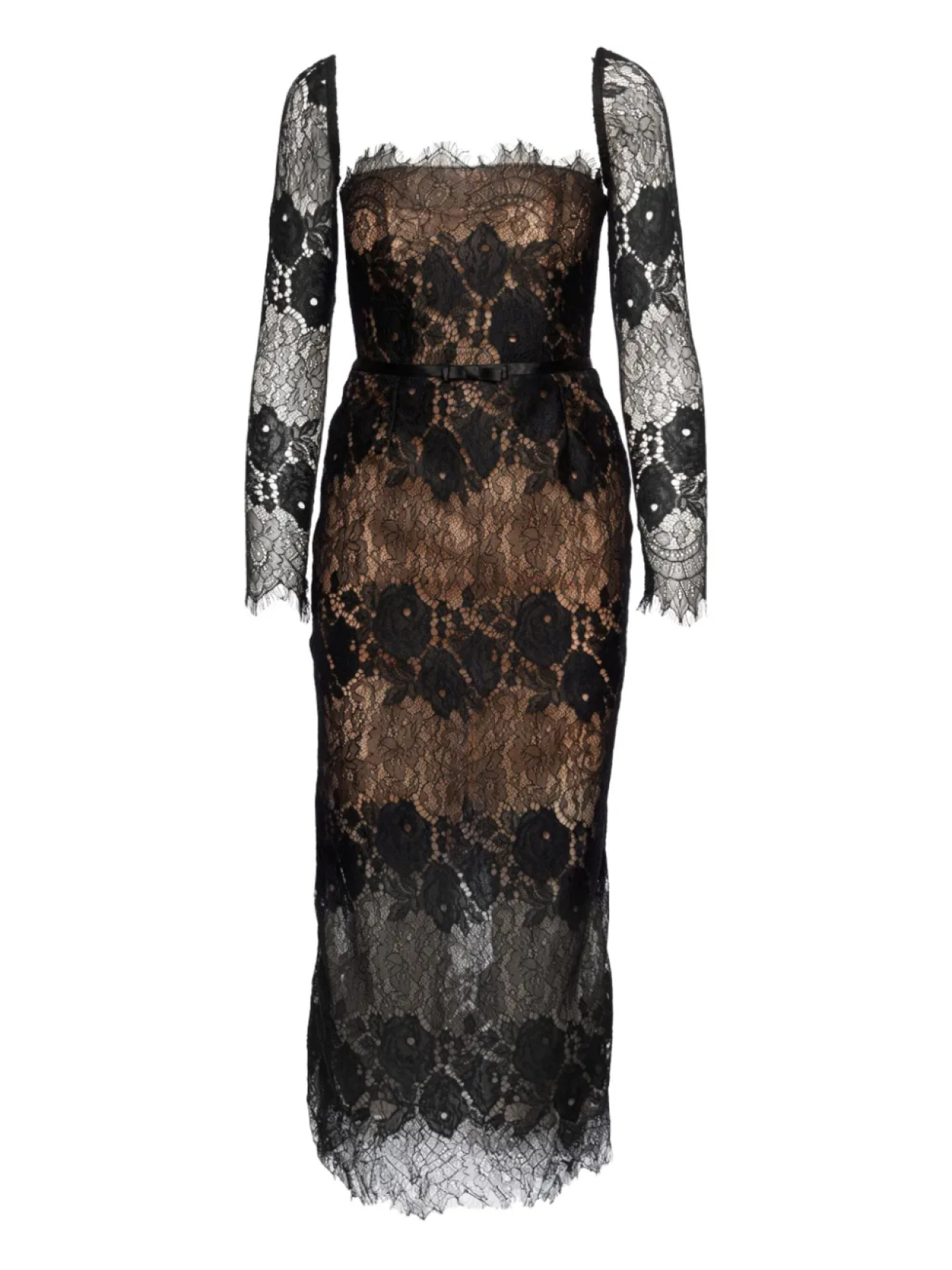 Кружевное платье с длинными рукавами Ana Radu, черный
Кружевное платье с длинными рукавами Ana Radu, черный