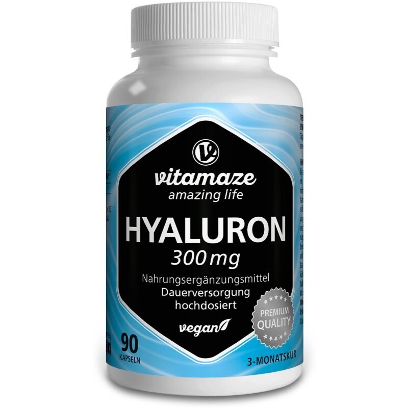 Vitamaze Hyaluronic Acid 300 мг Капсулы высокой дозировки с гиалуроновой кислотой 90 капсул
Vitamaze Hyaluronic Acid 300 мг Капсулы высокой дозировки с гиалуроновой кислотой 90 капсул