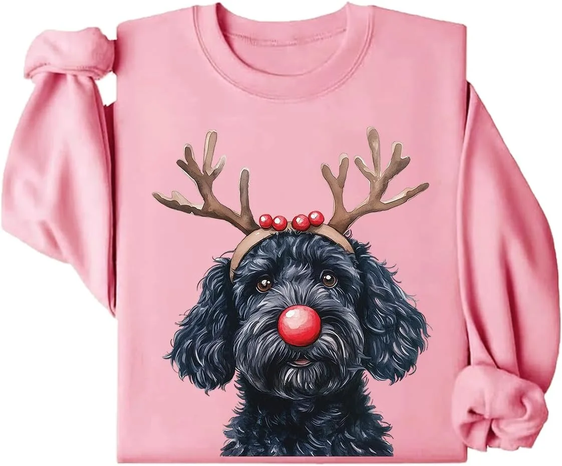 Рождественский свитшот с черным голдендудлом BTGRL
Рождественский свитшот с черным голдендудлом BTGRL