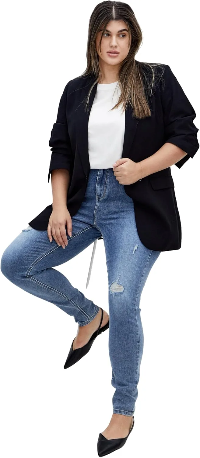City Chic Женские джинсы Plus Size - Asha Nola
City Chic Женские джинсы Plus Size - Asha Nola