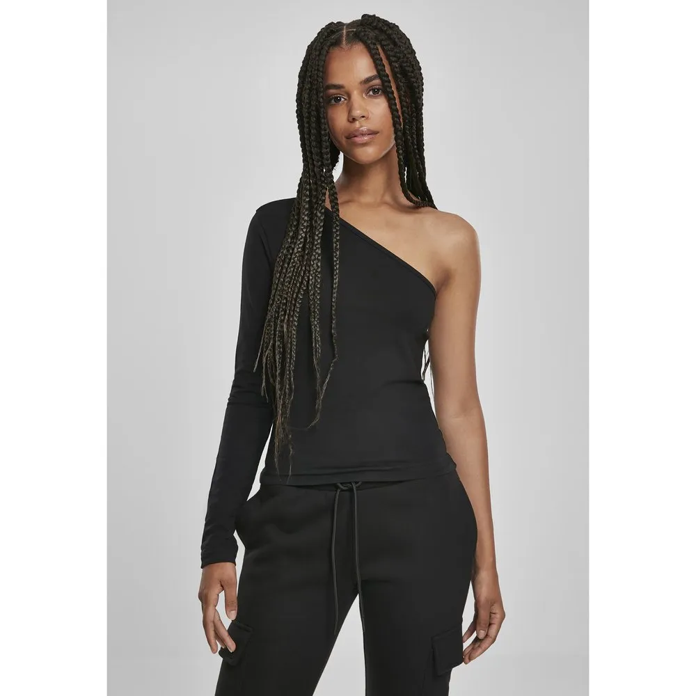 Футболка Urban Classics Aymmetric Longleeve, черный
Футболка Urban Classics Aymmetric Longleeve, черный