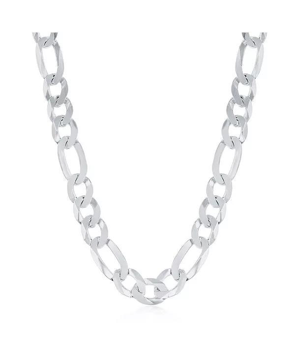 Цепочка Фигаро из стерлингового серебра 7,5 мм с родиевым покрытием Simona, silver
Цепочка Фигаро из стерлингового серебра 7,5 мм с родиевым покрытием Simona, silver