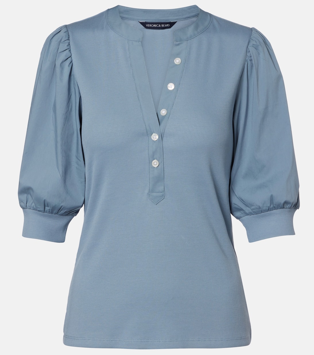 Блузка Coralee из хлопковой смеси Veronica Beard, Lake Mist
Блузка Coralee из хлопковой смеси Veronica Beard, Lake Mist