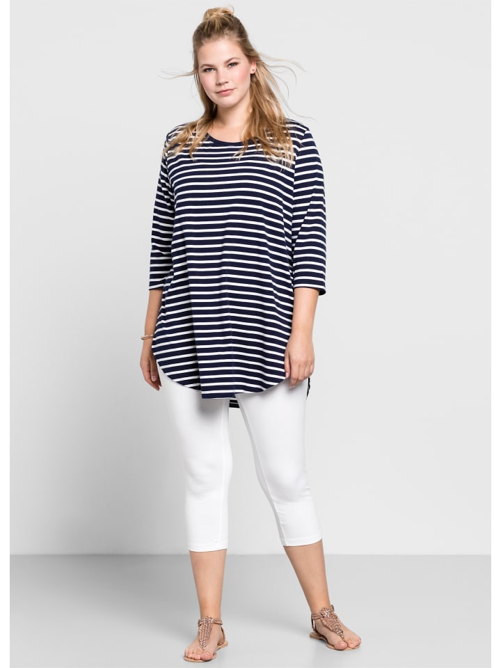 Тканевые шорты sheego, белый
Тканевые шорты sheego, белый