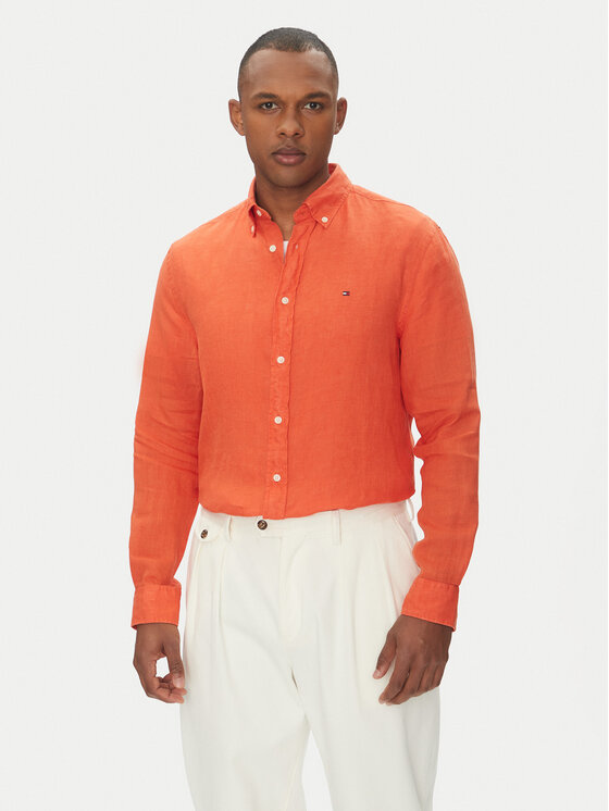 Рубашка обычного кроя MW0MW34602 Tommy Hilfiger, оранжевый
Рубашка обычного кроя MW0MW34602 Tommy Hilfiger, оранжевый
