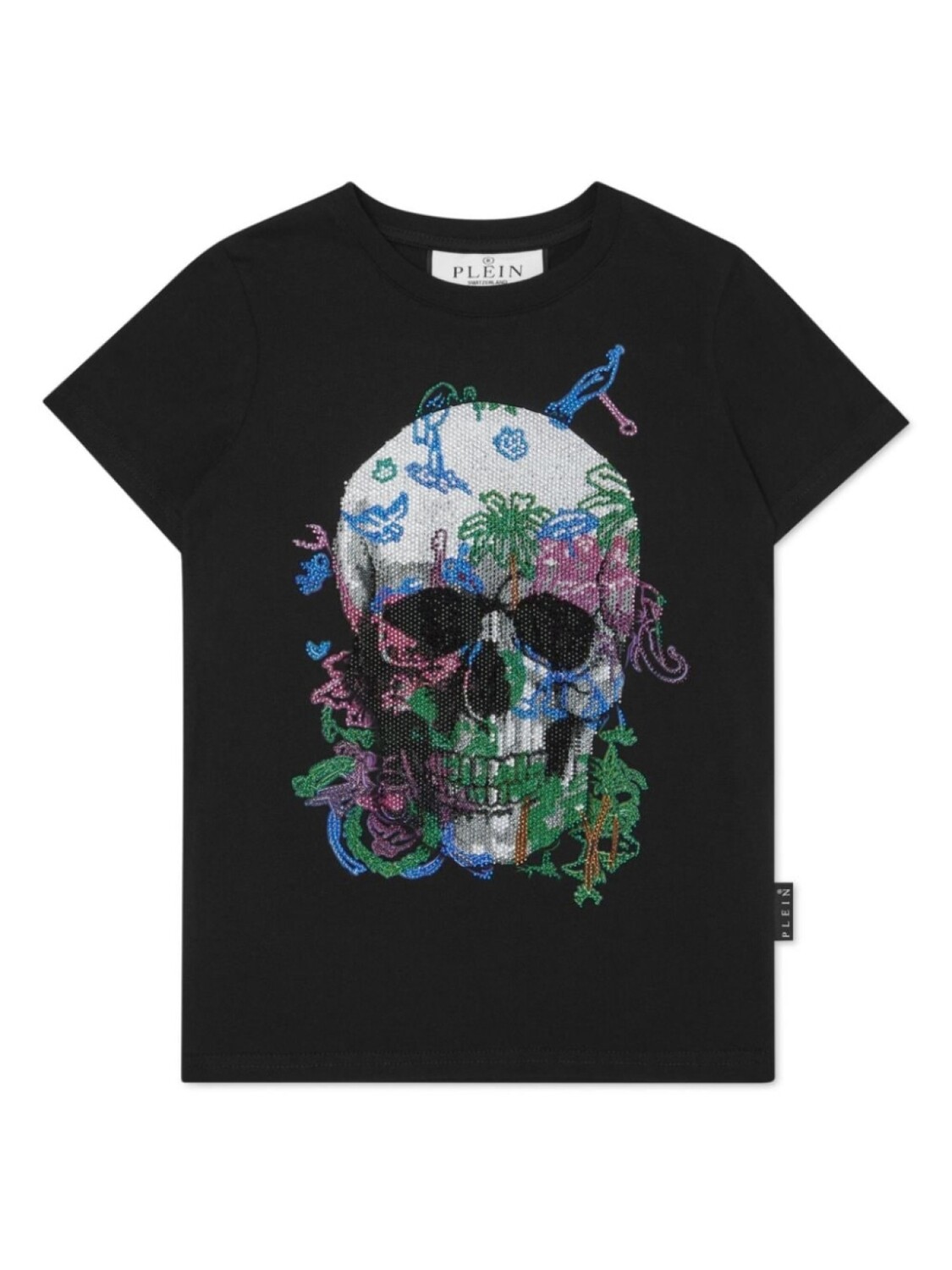 Футболка с кристаллами и декором Skull Philipp Plein, черный
Футболка с кристаллами и декором Skull Philipp Plein, черный