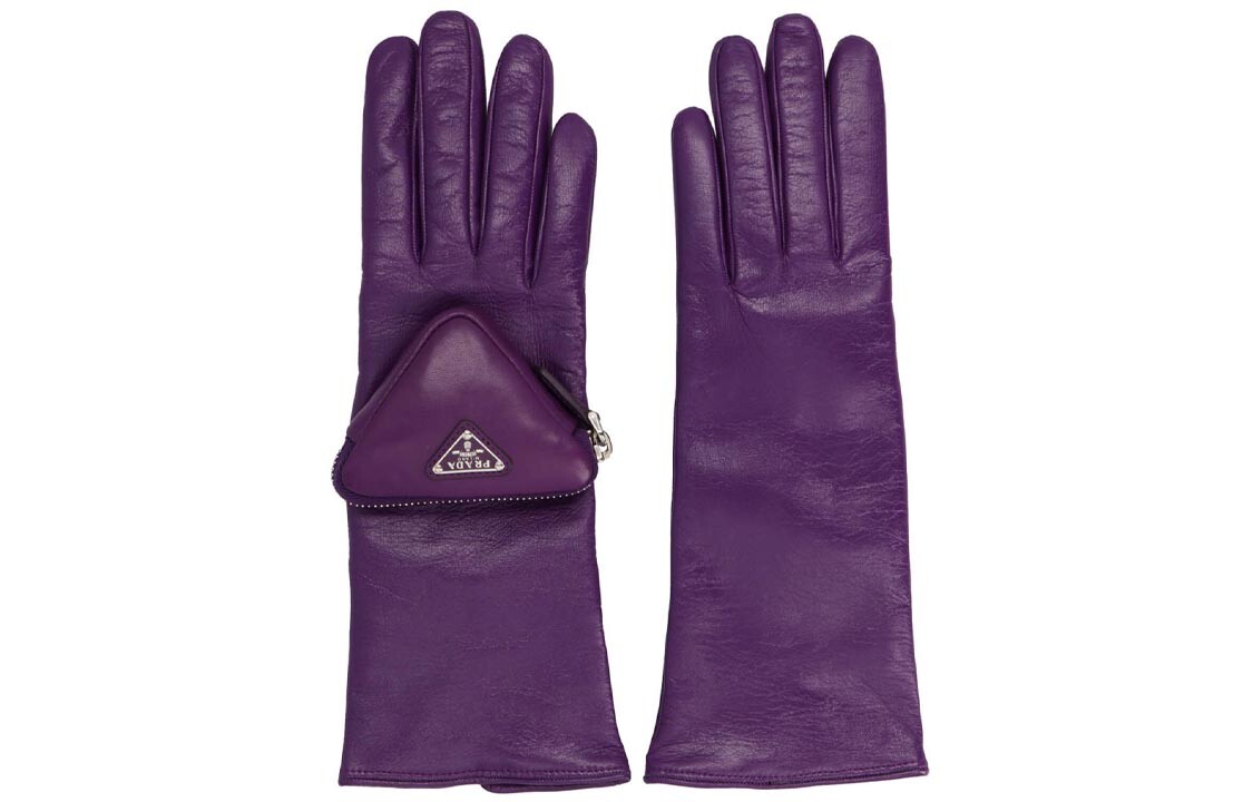Перчатки Prada Unisex, фиолетовый 
Перчатки Prada Unisex, фиолетовый