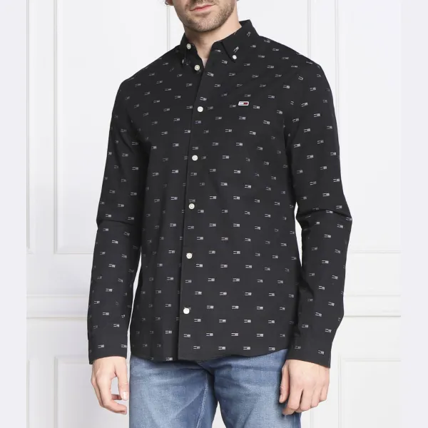 Рубашка добби стандартного кроя Tommy Hilfiger, черный
Рубашка добби стандартного кроя Tommy Hilfiger, черный