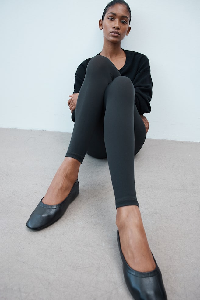 Бесшовные леггинсы H&M, черный
Бесшовные леггинсы H&M, черный