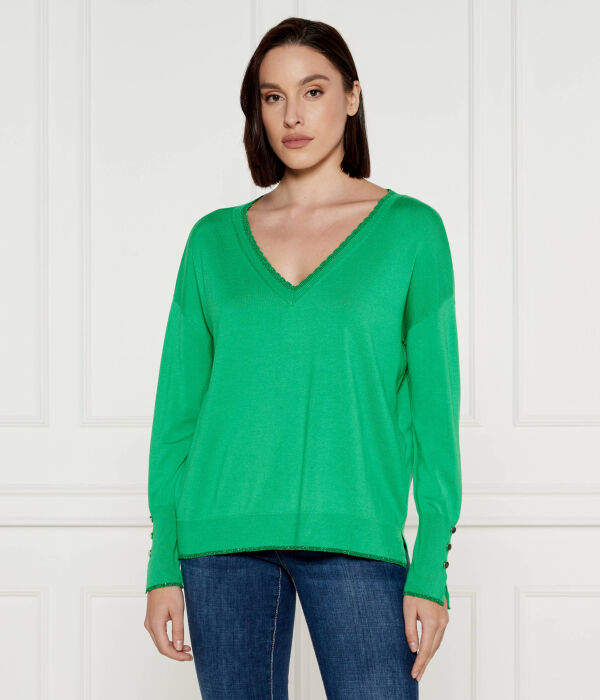 Свитер Regular fit Liu Jo, зеленый
Свитер Regular fit Liu Jo, зеленый