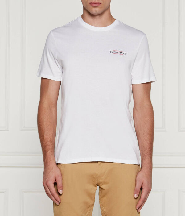 Футболка Guess Jeans Slim Fit, белый 
Футболка Guess Jeans Slim Fit, белый