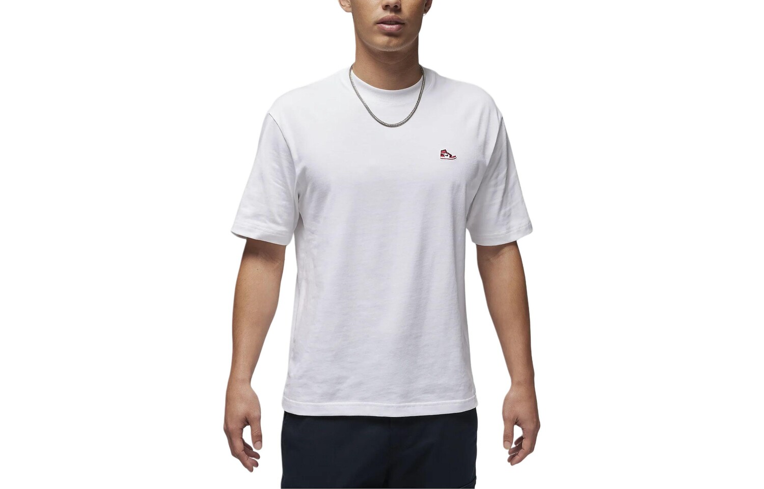 Футболка мужская белая Jordan, белый 
Футболка мужская белая Jordan, белый