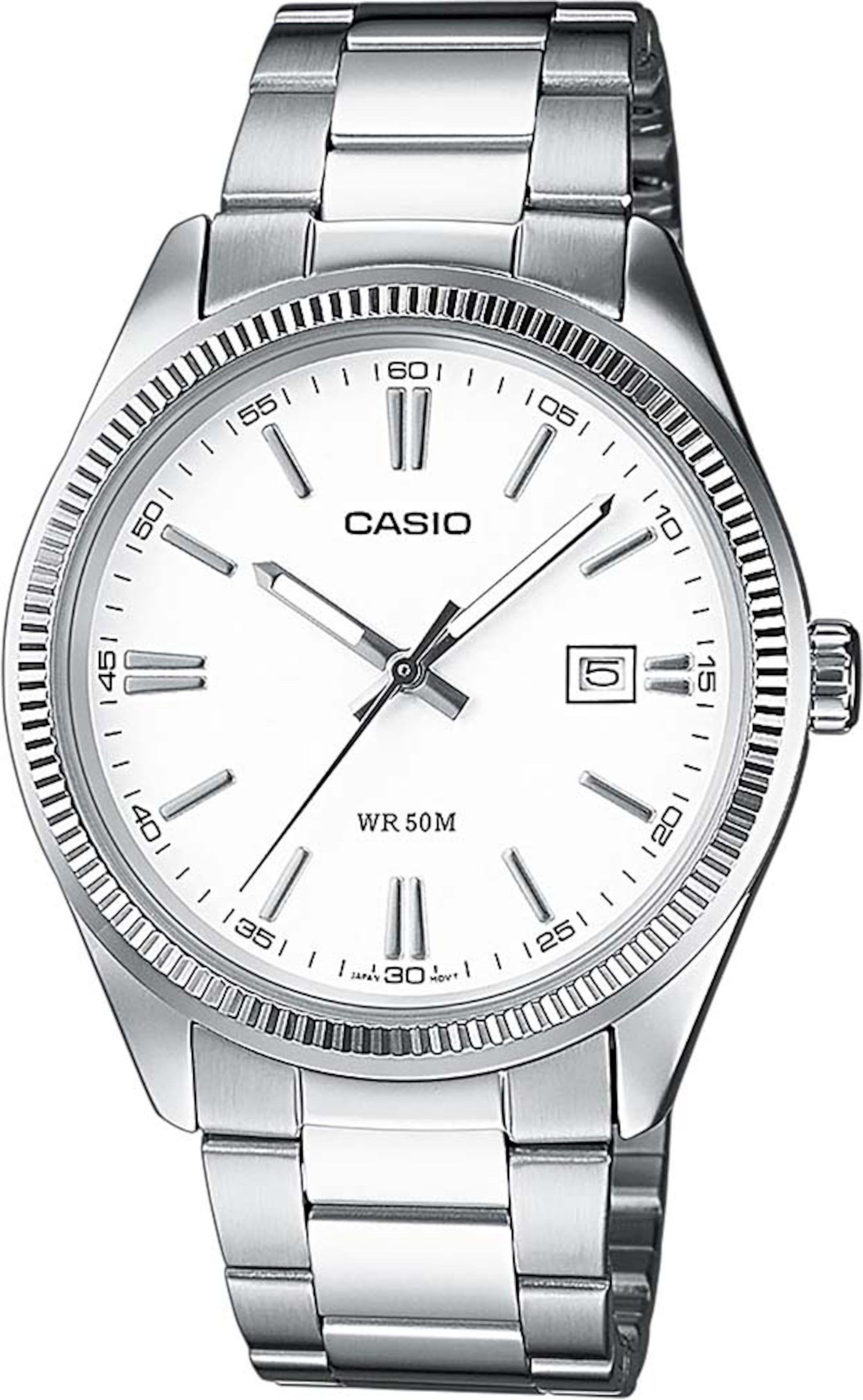 CASIO Серебряные аналоговые часы
CASIO Серебряные аналоговые часы