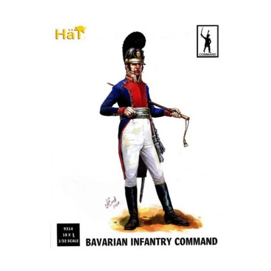 Наполеоновское Баварское пехотное командование, Historical Plastic Military Figures - Napoleonic (1:32) (Hat Industries)
Наполеоновское Баварское пехотное командование, Historical Plastic Military Figures - Napoleonic (1:32) (Hat Industries)
