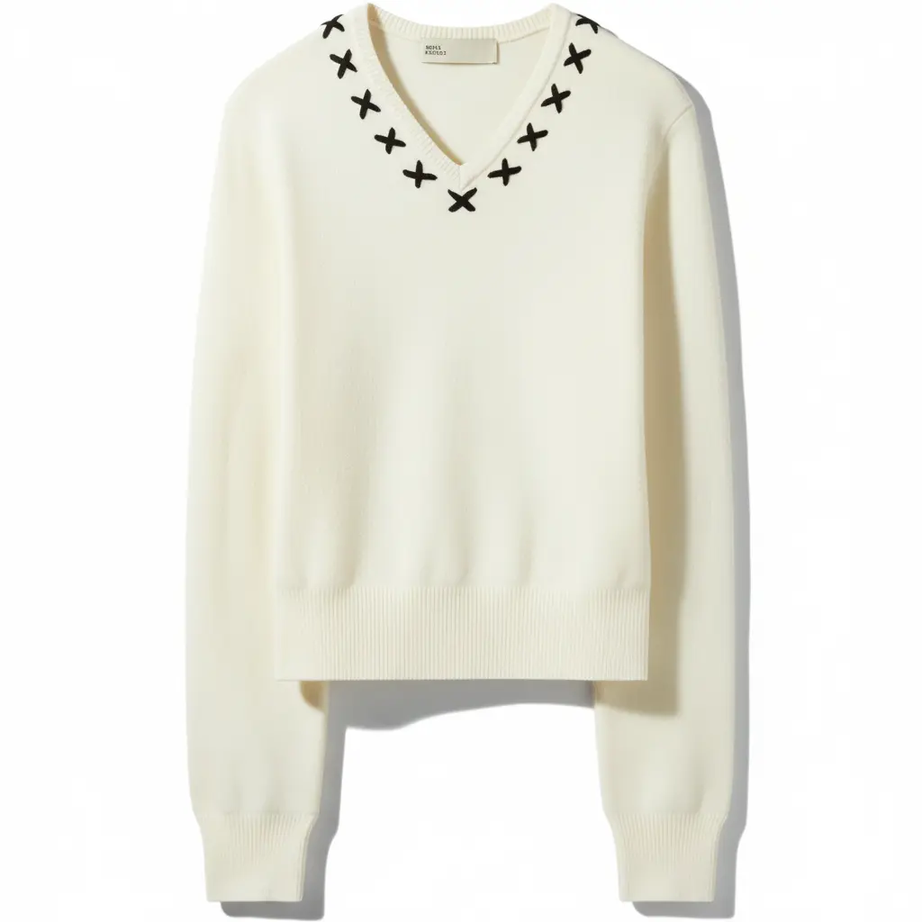 TORY BURCH Свитер Women's Ivory White V-образный вырез Moderate Others
TORY BURCH Свитер Women's Ivory White V-образный вырез Moderate Others