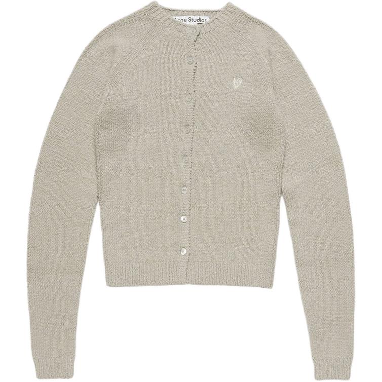 Кардиган с сердцем и пуговицами Acne Studios, серо-белый
Кардиган с сердцем и пуговицами Acne Studios, серо-белый