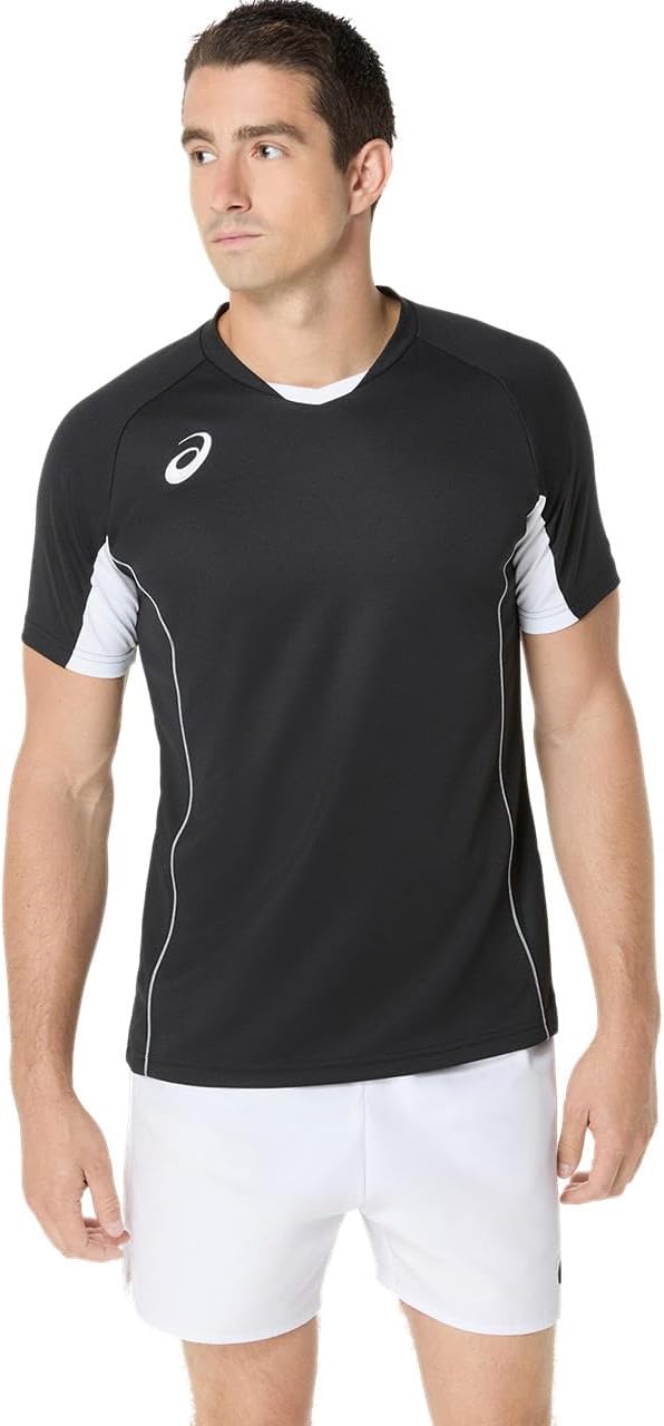 Волейбольная игровая футболка ASICS (с коротким рукавом) 2053A218, унисекс, для взрослых, черный/розовый
Волейбольная игровая футболка ASICS (с коротким рукавом) 2053A218, унисекс, для взрослых, черный/розовый