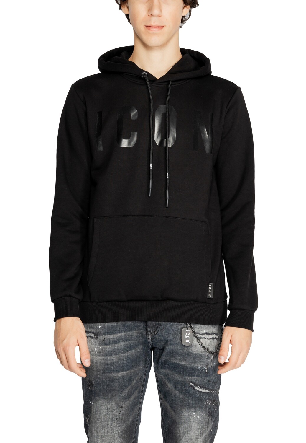 Толстовка мужская Icon с капюшоном и карманом, черный
Толстовка мужская Icon с капюшоном и карманом, черный