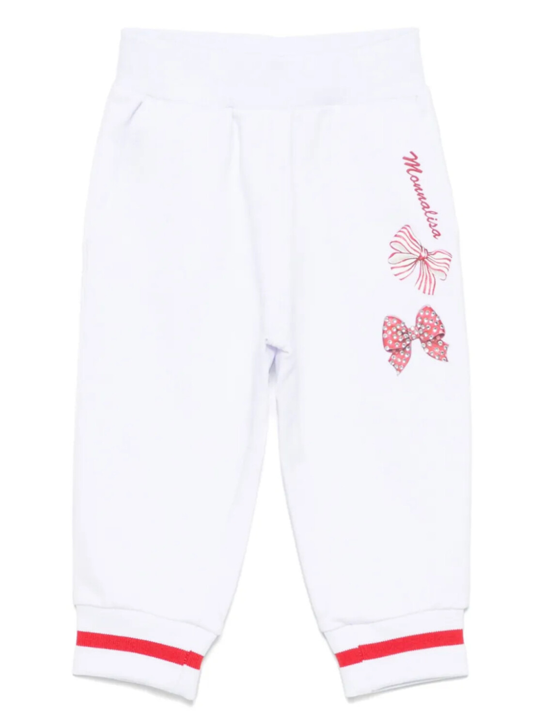 Спортивные брюки Monnalisa с бантами, белый
Спортивные брюки Monnalisa с бантами, белый