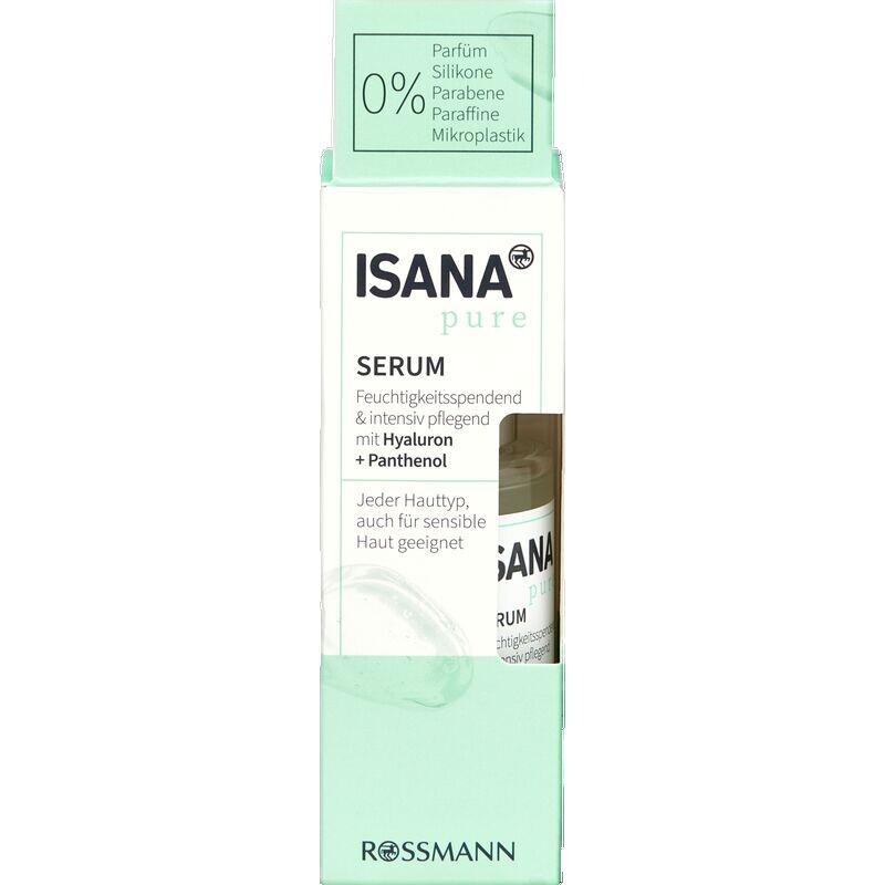 Чистая сыворотка ISANA, 30 ml
Чистая сыворотка ISANA, 30 ml