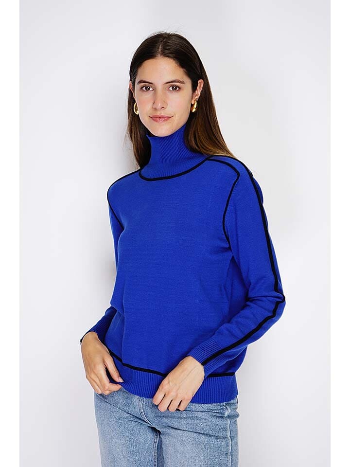 Пуловер William de Faye Rollkragenpullover, синий
Пуловер William de Faye Rollkragenpullover, синий