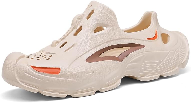 Мужские летние садовые сабо, взрослые спортивные сандалии для прогулок, водные пляжные туфли, повседневные шлепанцы, легкие дышащие прохладные шлепанцы, удобные и модные, подходят для повседневной носки Miluoluo, бежевый
Мужские летние садовые сабо, взрослые спортивные сандалии для прогулок, водные пляжные туфли, повседневные шлепанцы, легкие дышащие прохладные шлепанцы, удобные и модные, подходят для повседневной носки Miluoluo, бежевый