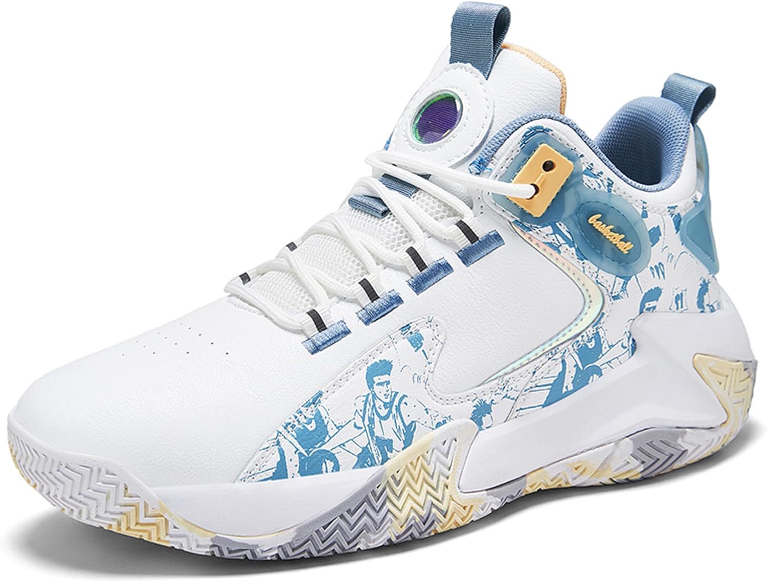 Мужские баскетбольные кроссовки, дышащие кроссовки для ходьбы, профессиональные баскетбольные, спортивные, теннисные, беговые кроссовки, баскетбольные кроссовки, высокие баскетбольные кроссовки, боевые баскетбольные кроссовки Vtiao, белый/синий
Мужские баскетбольные кроссовки, дышащие кроссовки для ходьбы, профессиональные баскетбольные, спортивные, теннисные, беговые кроссовки, баскетбольные кроссовки, высокие баскетбольные кроссовки, боевые баскетбольные кроссовки Vtiao, белый/синий