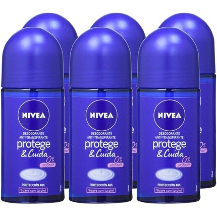 Шариковый дезодорант Protect & Care 50 мл, Nivea
Шариковый дезодорант Protect & Care 50 мл, Nivea