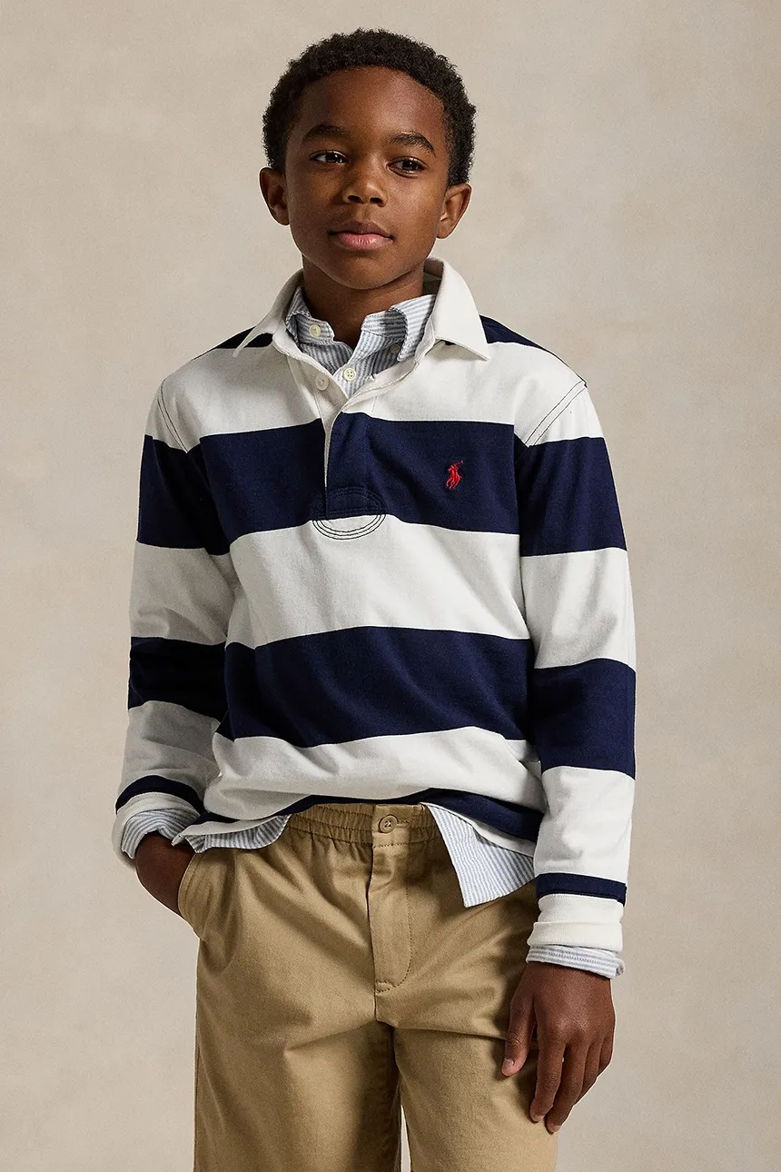Хлопковая рубашка с длинными рукавами для мальчиков и девочек Polo Ralph Lauren, темно-синий
Хлопковая рубашка с длинными рукавами для мальчиков и девочек Polo Ralph Lauren, темно-синий